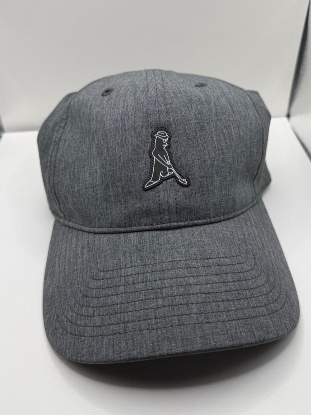 PING Black and Gray Golf Cap with Embroidered Label